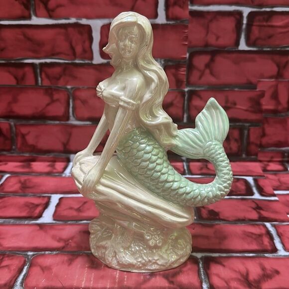 Mermaid Ceramic Poupori figure - Picture 2 of 9